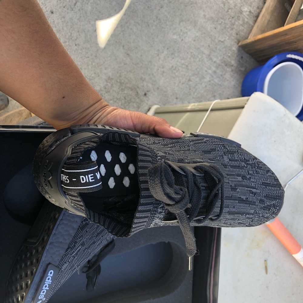 Nmd boost pitch black sz 8.5 adidas